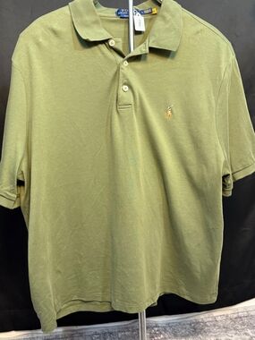 Polo by Ralph Lauren Men's Olive Green Classic Polo Shirt